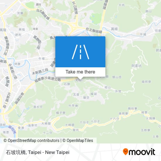 石坡坑橋地圖