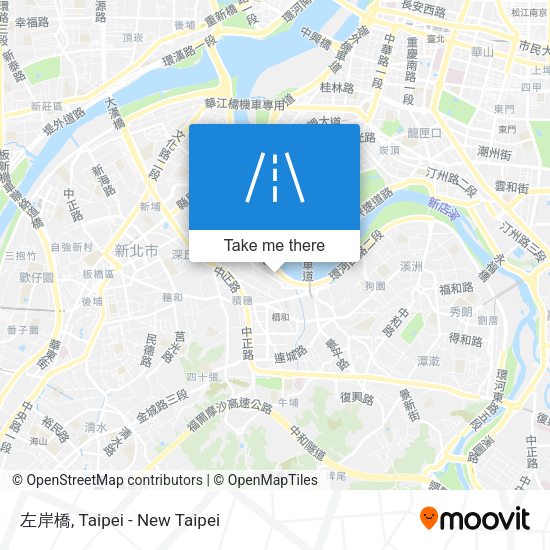 左岸橋 map
