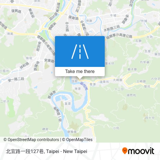 北宜路一段127巷地圖
