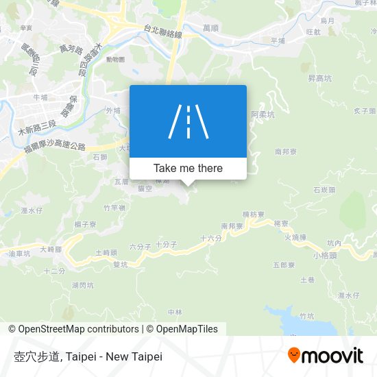 壺穴步道地圖