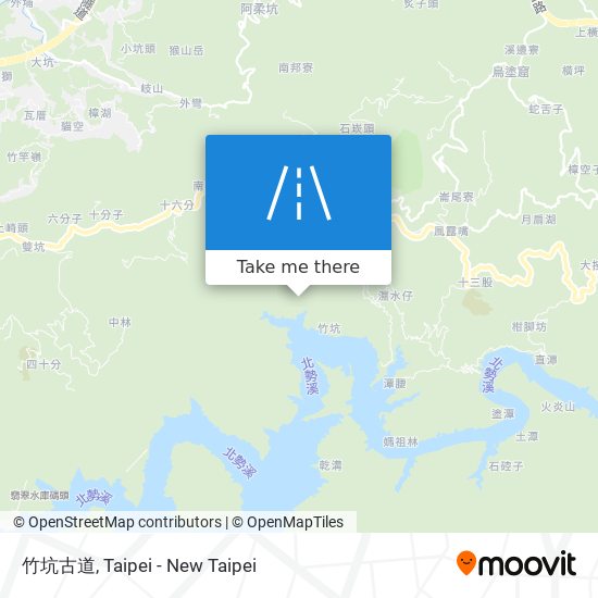 竹坑古道地圖