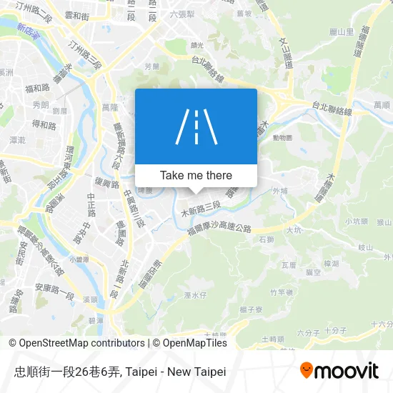 忠順街一段26巷6弄地圖