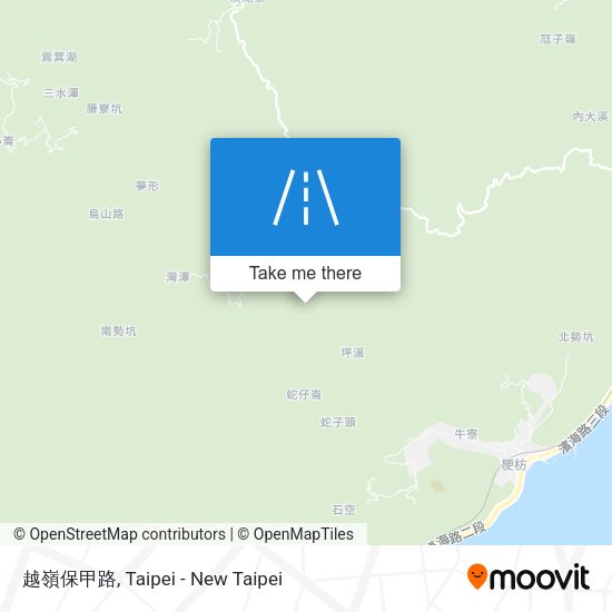 越嶺保甲路地圖