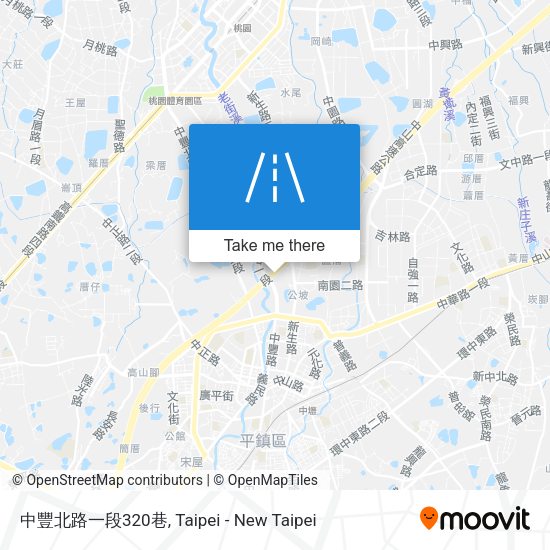 中豐北路一段320巷地圖