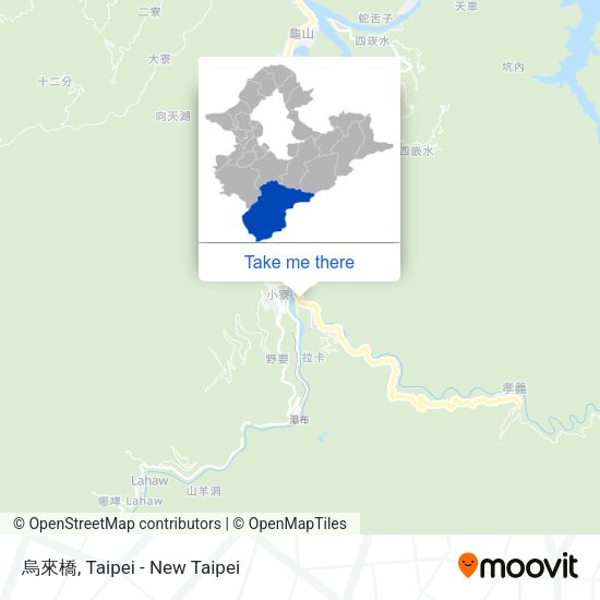 烏來橋 map
