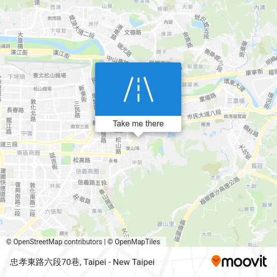 忠孝東路六段70巷 map