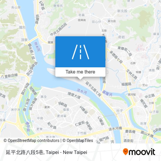 延平北路八段5巷地圖