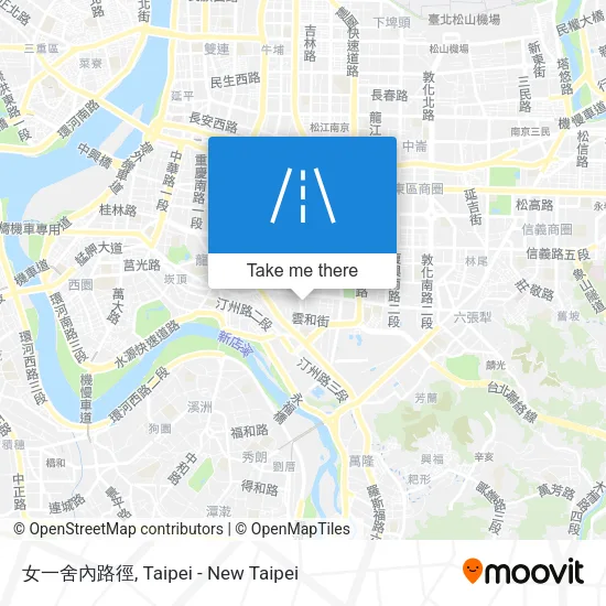 女一舍內路徑 map