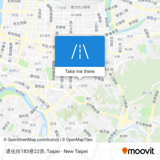 通化街183巷22弄地圖