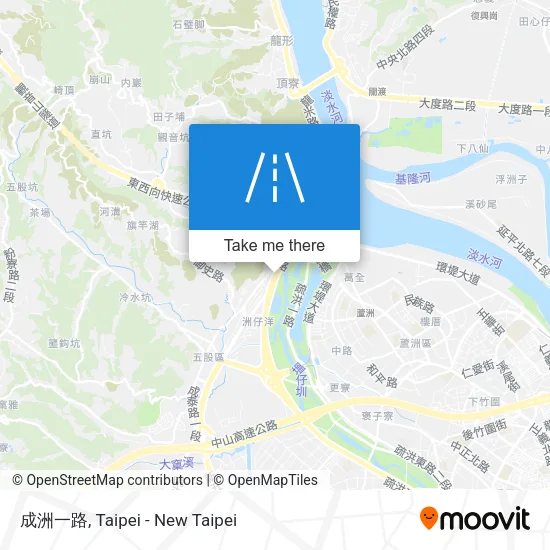 成洲一路 map