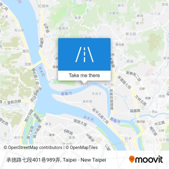 承德路七段401巷989弄地圖