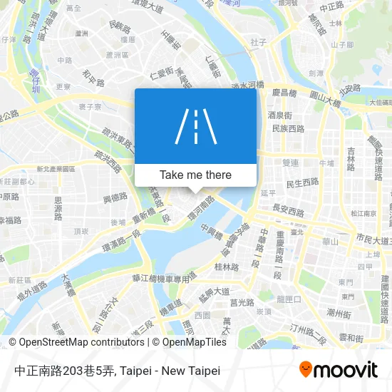 中正南路203巷5弄地圖