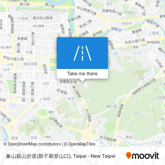 象山親山步道(顏子廟登山口) map