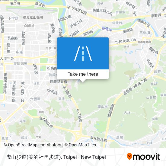虎山步道(美的社區步道) map