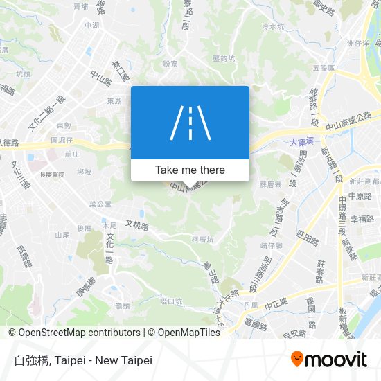 自強橋 map