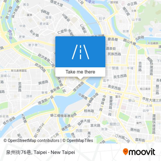 泉州街76巷地圖