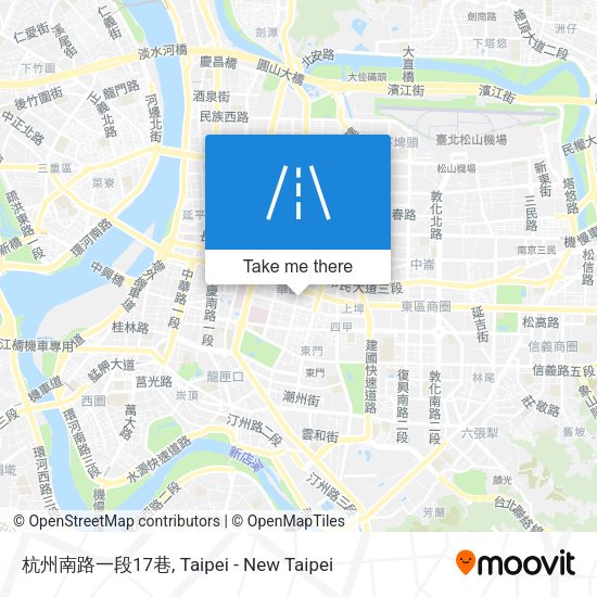 杭州南路一段17巷地圖