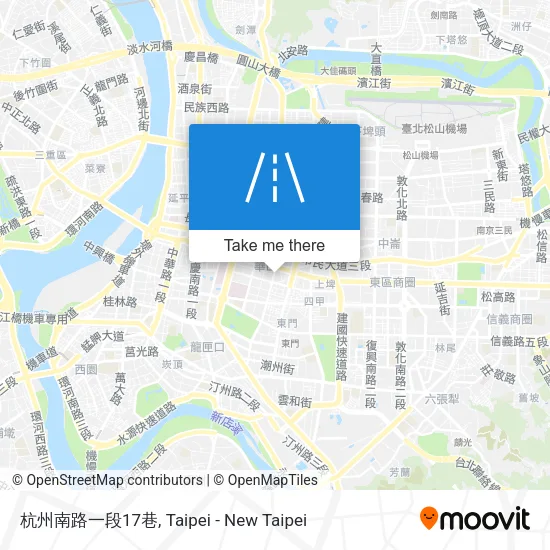 杭州南路一段17巷地圖