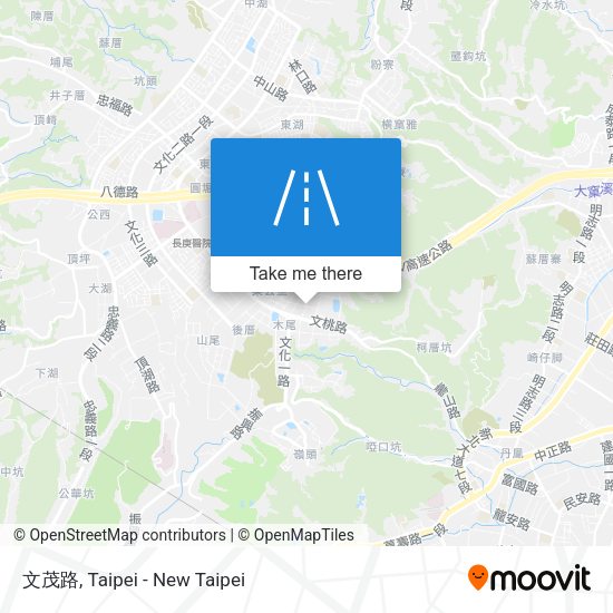 文茂路地圖