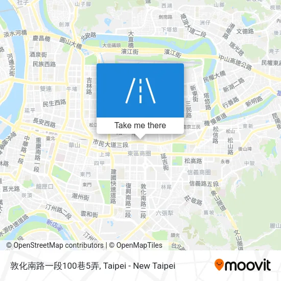 敦化南路一段100巷5弄地圖