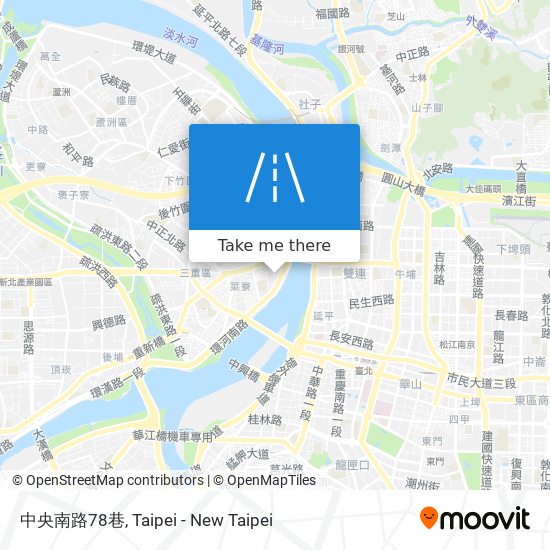 中央南路78巷地圖