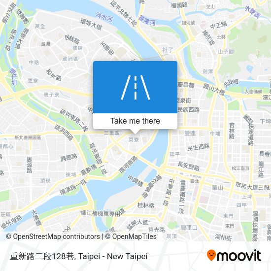重新路二段128巷地圖