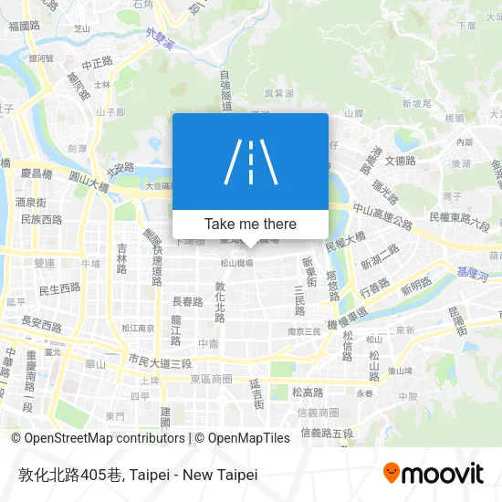 敦化北路405巷地圖