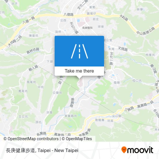 長庚健康步道地圖
