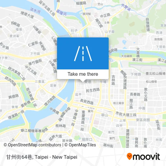 甘州街64巷地圖