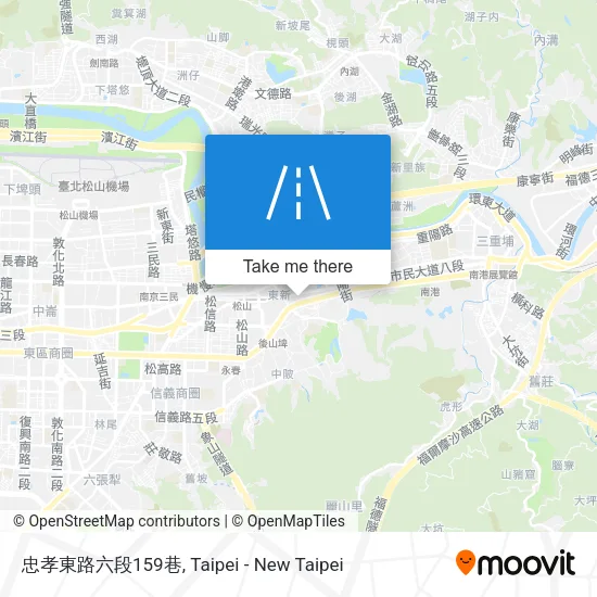 忠孝東路六段159巷 map