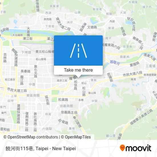 饒河街115巷 map