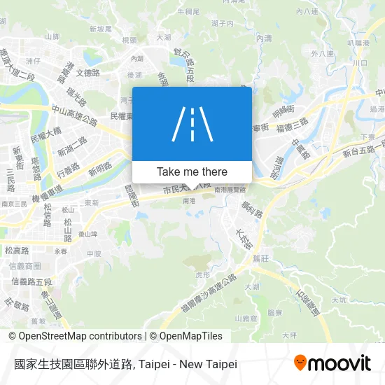 國家生技園區聯外道路 map