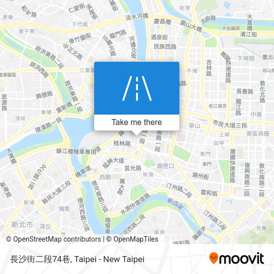 長沙街二段74巷地圖