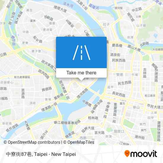 中寮街87巷地圖