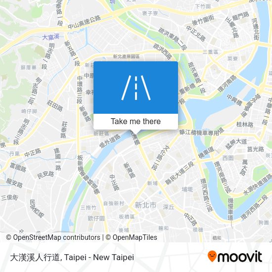 大漢溪人行道 map