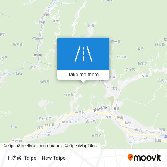 下坑路地圖