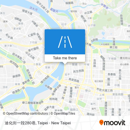 迪化街一段280巷 map