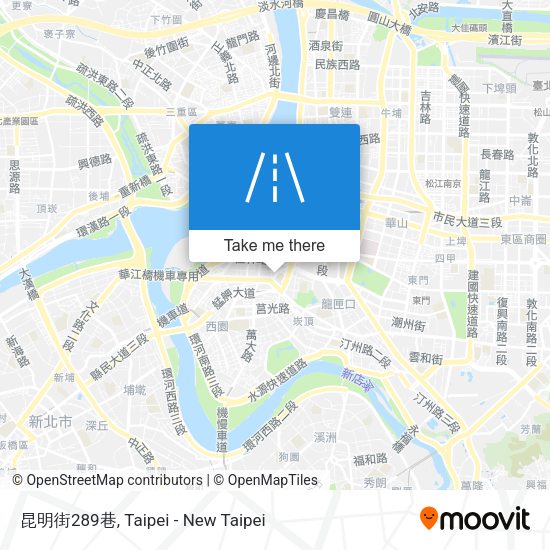 昆明街289巷 map