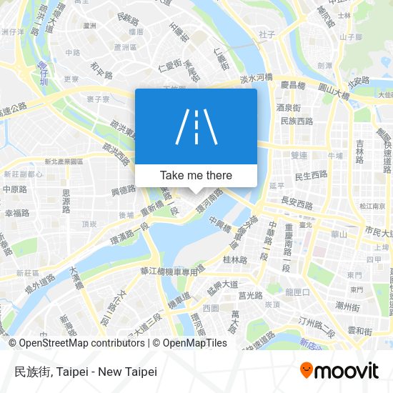 民族街地圖
