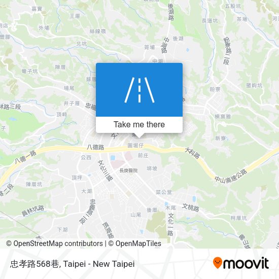 忠孝路568巷 map