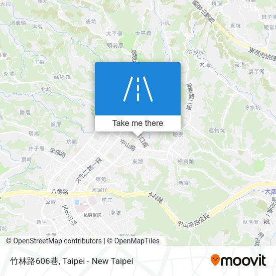 竹林路606巷地圖