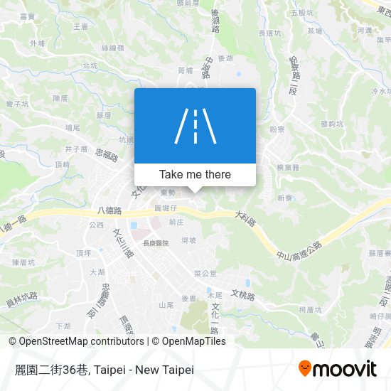 麗園二街36巷地圖