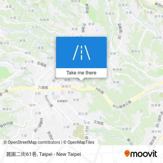 麗園二街61巷地圖