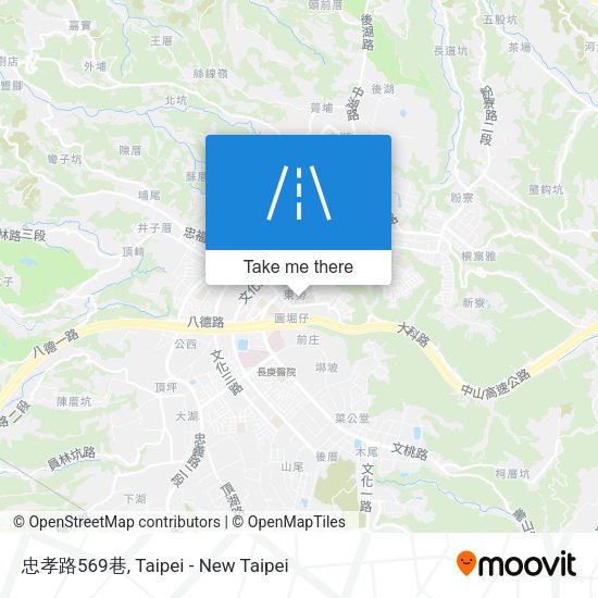 忠孝路569巷 map