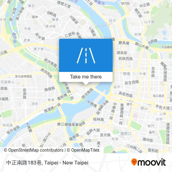 中正南路183巷地圖