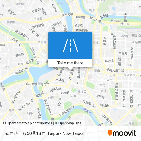 武昌路二段50巷13弄地圖