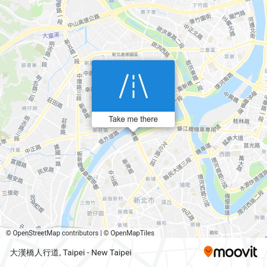 大漢橋人行道 map