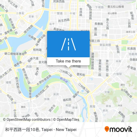 和平西路一段10巷地圖