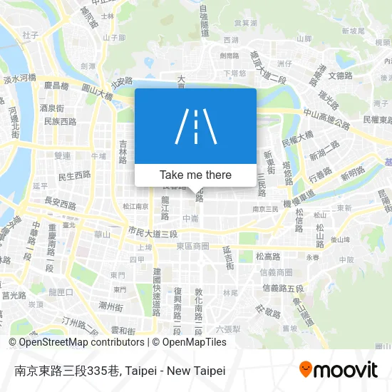 南京東路三段335巷地圖