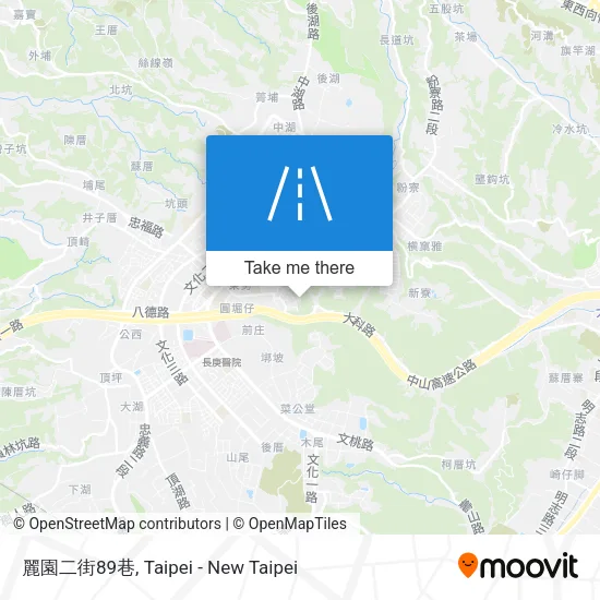 麗園二街89巷 map